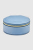 Sisco jewellery box - cloudy blue-Louenhide-The Louenhide Sisco Cloudy Blue Jewellery box is a gorgeous travel case ideal for storing your precious gems. Organise your essential items easily with three ring rolls, two compartments, an elasticated slip pocket and a press stud tab for earrings. Structured and protected, this affordable jewellery case will be your new travel companion. Internal Features 3 Ring Rolls, Press Stud Earring Band, Elastic Slip Pocket, 2 Compartments Internal Lining Polyester Recycle