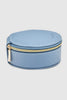 Sisco jewellery box - cloudy blue-Louenhide-The Louenhide Sisco Cloudy Blue Jewellery box is a gorgeous travel case ideal for storing your precious gems. Organise your essential items easily with three ring rolls, two compartments, an elasticated slip pocket and a press stud tab for earrings. Structured and protected, this affordable jewellery case will be your new travel companion. Internal Features 3 Ring Rolls, Press Stud Earring Band, Elastic Slip Pocket, 2 Compartments Internal Lining Polyester Recycle