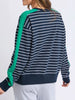 Sloane crew - navy/white stripe-Elm-Pash + Evolve