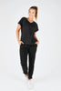 Slouch tee - black-One Ten Willow-Fabrication: 95% Cotton 5% Elastane Features: Slight V-neckline-Pash + Evolve