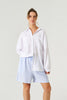 Sophie shirt - white-Pash + Evolve-*Button up front *Long sleeve *High-low hemline *Split in hem *Collared neckline *100% Cotton-Pash + Evolve