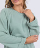 Spencer crew - iceburg green-Foxwood-Relaxed and timeless, the new Spencer Crew from Foxwood Clothing comes from a long-line of Foxwood best selling fleece crews. The Spencer adds a relaxed spin to dressing with a wider sleeve featuring a rolled cuff and a slightly oversized fit for the ultimate in comfort. Relaxed fit Raw edge detail Rolled sleeve cuff 100% Cotton Model is wearing a size 10-Pash + Evolve