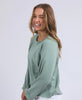 Spencer crew - iceburg green-Foxwood-Relaxed and timeless, the new Spencer Crew from Foxwood Clothing comes from a long-line of Foxwood best selling fleece crews. The Spencer adds a relaxed spin to dressing with a wider sleeve featuring a rolled cuff and a slightly oversized fit for the ultimate in comfort. Relaxed fit Raw edge detail Rolled sleeve cuff 100% Cotton Model is wearing a size 10-Pash + Evolve