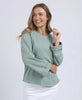 Spencer crew - iceburg green-Foxwood-Relaxed and timeless, the new Spencer Crew from Foxwood Clothing comes from a long-line of Foxwood best selling fleece crews. The Spencer adds a relaxed spin to dressing with a wider sleeve featuring a rolled cuff and a slightly oversized fit for the ultimate in comfort. Relaxed fit Raw edge detail Rolled sleeve cuff 100% Cotton Model is wearing a size 10-Pash + Evolve