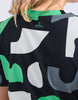 Stijl dress - abstract-Elm-Redefine comfort and chic with the Stijl Dress a fresh take on gorgeous geometric designs. Every wardrobe deserves a little fun – and this brings it. Exclusive Elm print Side pockets Regular t-shirt dress fit 100% Cotton Model is wearing a size 10-Pash + Evolve