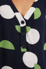 Stormy Spot Blouse - Navy-Elm-You can't go wrong with navy and spots! The Stormy Spot Blouse features a 1/2 button front placket and long button cuff sleeves. A classic shirt for everyday wear. ELM EXCLUSIVE PRINT HALF BUTTON PLACKET LONG SLEEVES VISCOSE OUR MODEL WEARS SIZE 10-Pash + Evolve