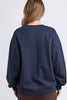 Studio crew - navy-Foxwood-*Relaxed fit *Crew neckline *Long sleeves *100% Cotton-Pash + Evolve
