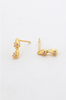 Tara stud - gold-Zafino-18K Gold Plated Solid Sterling Silver 2mm (w) x 10mm (L) Splash Proof: Splashes or occasional water contact-Pash + Evolve