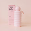 The Bubble - Ballet Pink - Reusable Water Bottle 700ml-Fox & Fallow-Elevated Hydration. Because you have the most impeccable taste. The Bubble™ is a carefully crafted water bottle designed for our most discerning customers. Its iconic ball lid, ergonomic chug cap and elegant silicon handle are designed with your decor in mind. With its iconic silhouette and clean matte finish, the Bubble™ is as functional as it is beautiful. Its double-walled, vacuum insulated stainless steel design means you’ll enjoy icy 