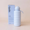The Bubble - Opalite - Reusable Water Bottle 700ml-Fox & Fallow-Elevated Hydration. Because you have the most impeccable taste. The Bubble™ is a carefully crafted water bottle designed for our most discerning customers. Its iconic ball lid, ergonomic chug cap and elegant silicon handle are designed with your decor in mind. With its iconic silhouette and clean matte finish, the Bubble™ is as functional as it is beautiful. Its double-walled, vacuum insulated stainless steel design means you’ll enjoy icy cold
