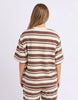Tides Top - Chocolate-Foxwood-Easy days start here. The Tides Top is crafted from soft specialty unbrushed fleece with a yarn dyed stripe that brings a fresh coastal feel. Finished with a relaxed fit and easy silhouette, it's the throw on style you'll reach for from slow mornings to weekend wanderings. Yarn dyed stripe Specialty unbrushed fleece Relaxed fit Model is wearing a size 10-Pash + Evolve