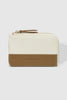 Tilly Cardholder - Taupe / Vanilla-Louenhide-The Louenhide Tilly Taupe/Vanilla Cardholder is a sleek and functional accessory, designed for everyday use. This small card wallet features a central zip coin pocket, a note pocket and four cardholder spots. Find the perfect colour for you, choosing between three classic winter neutrals. Easily fit this women’s cardholder in your favourite Louenhide crossbody bag or if carry in your back pocket if you are a minimalist on the go! External Features Note Pocket, 4 