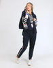 Ultra Lounge Pant - Navy-Elm-Ever felt like being ultra relaxed? The ultra lounge pant is exactly that, the ultimate in comfort loungewear. Pop these on with your favourite snuggly jumper and curl up with a good book or add your runners and head out for a walk in classic Elm style. Elastic waist and pockets Tapered leg Best seller French Terry Cotton Elastane Model is wearing a size 10-Pash + Evolve