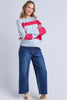 Vesi stripe knit - pink/blue-Elm-*Cosy knitwear *Round neckline *Long sleeve *Pink/Blue stripe *Designed in Australia *100% cotton-Pash + Evolve