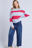Vesi stripe knit - pink/blue-Elm-*Cosy knitwear *Round neckline *Long sleeve *Pink/Blue stripe *Designed in Australia *100% cotton-Pash + Evolve