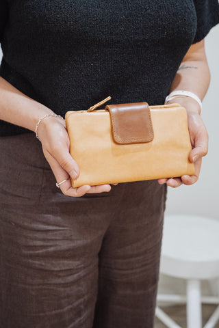 Esme bag - Olive Green Pebble