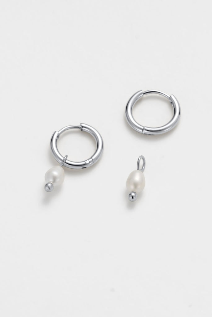Heidi hoop - silver