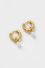 Emery earring - pearl/gold