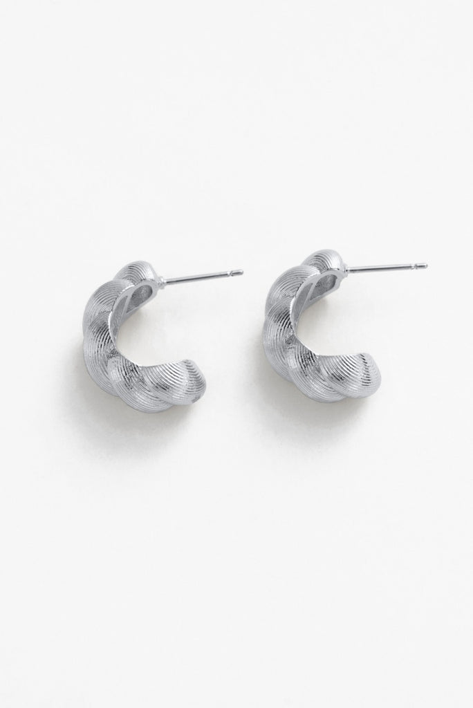 Olivia hoop - silver