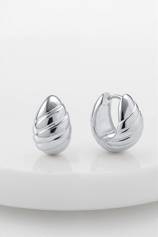 Elly huggie - silver
