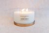 Almond Vanilla Soy Candle-Pash + Evolve-Nostalgic and warm, wrapping you up with cosy notes of roasted almond and smooth vanilla. This scent has a tendency to transport you back in time, with it's familiar deeply warm tones and earthiness. Australian Made Candles / Handpoured Soy Candle / Small Batch / Family Owned / Hand Labelled and Packaged 300g / 40+ hours / double wick-Pash + Evolve