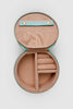 Sisco jewellery box - mint-Louenhide-The Louenhide Sisco Jewellery box is a gorgeous travel case ideal for storing your precious gems. Organise your essential items easily. Structured and protected, this affordable jewellery case will be your new travel companion. *Polyurethane Vegan Leather * 3 Ring Rolls, 2 Compartments, 1 Elastic Slip Pocket, 1 Press Stud Earring Band *Light gold hardware *W9 x H4 x D9cm-Pash + Evolve